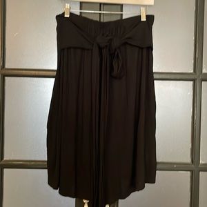 Free People beach Redondo convertible multiway romper shorts medium black